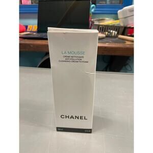 New Sealed Chanel La Mousse Cleansing Cream to Foam